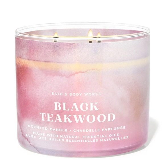 Bath & Body Works Black Teakwood Scented Candle - Picture 1 of 4